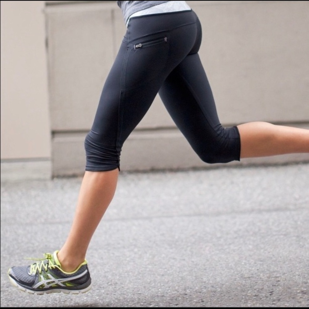 Lululemon Run: Top Speed Crop Black